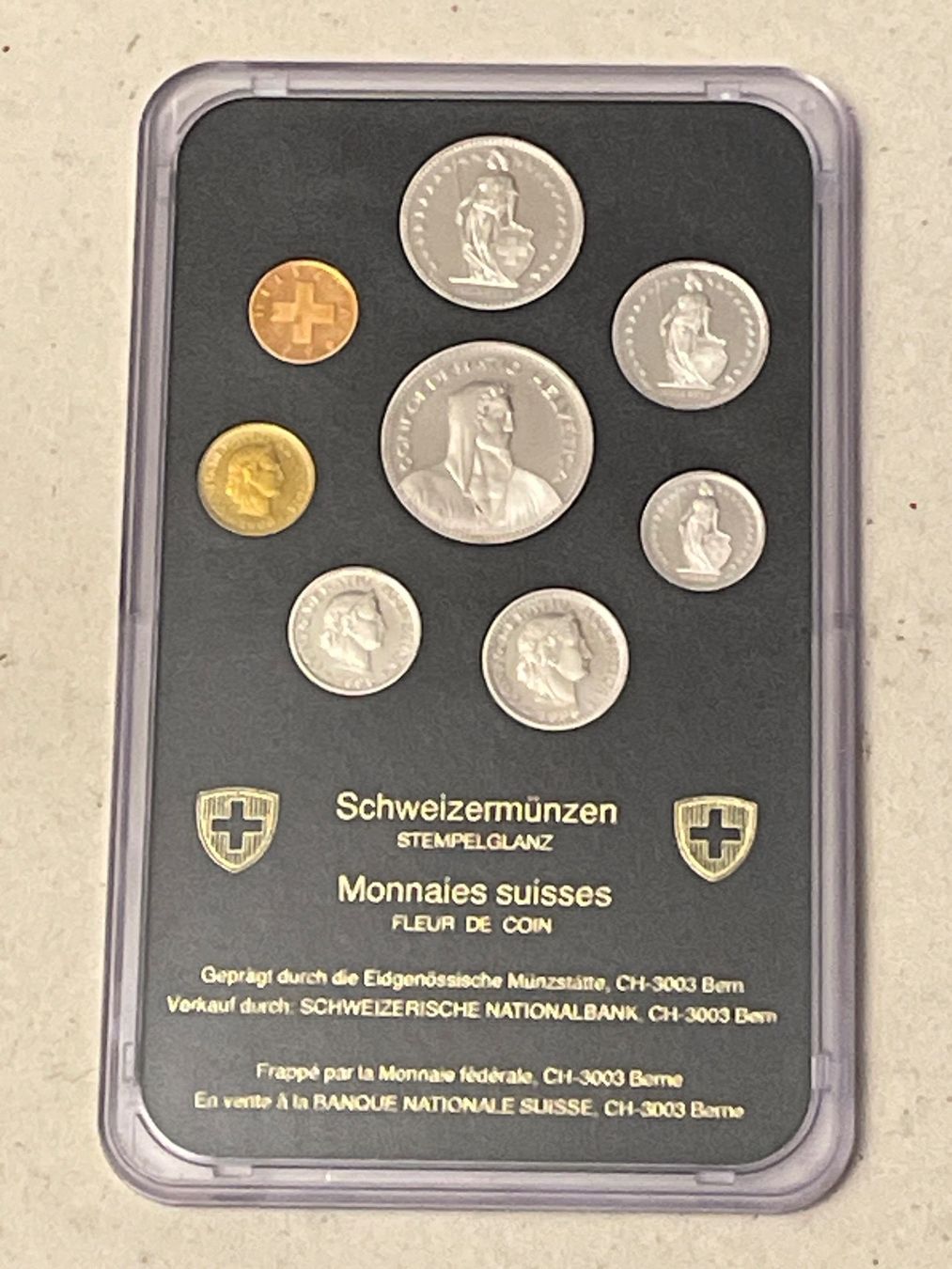 Alle Münzen: Münzsatz Schweiz 1996 Stgl – Neu und originalverpackt aus Schlossrued von Tkanada 1