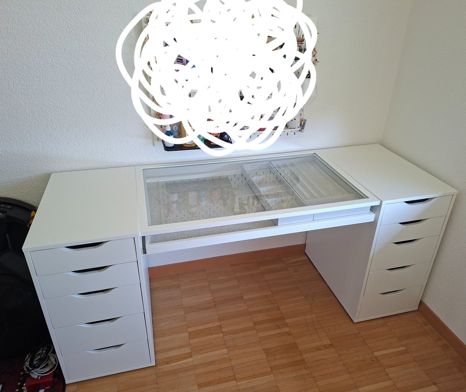 Ikea Tavoli da trucco: DIY Schminktisch – Usato da Schwerzenbach venduto da dor_x6pz 1