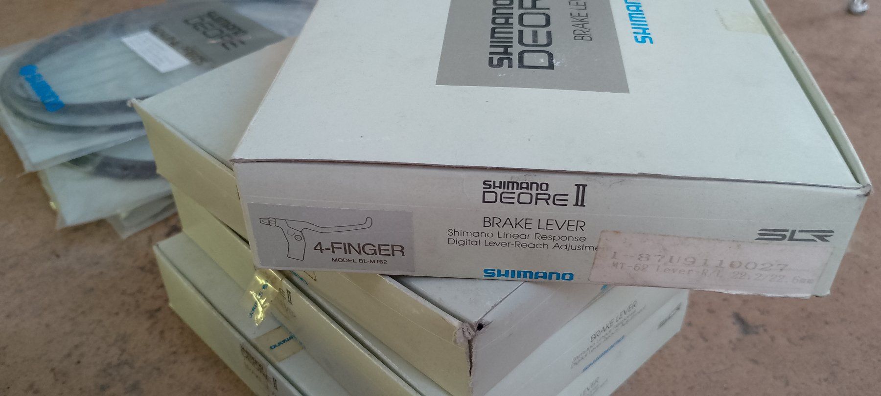 Shimano Pièces détachées: Shimano Deore MT62 4-Finger Bremshebelset – Neuf avec emballage d'origine à Lohn-Ammannsegg par analogis 2