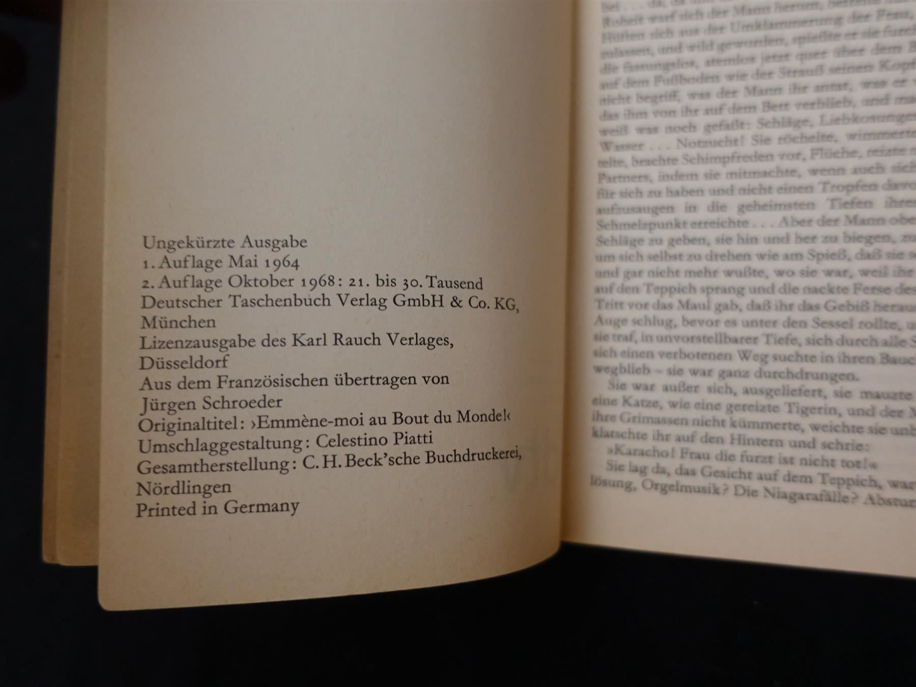 Libri: Celestino Piatti / Blaise Cendrars – Usato da Gutenswil venduto da Optico 3