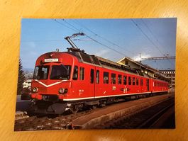 Postkarte EBT Emmental Burgdorf Thun Bahn RM RBDe 4/4 225