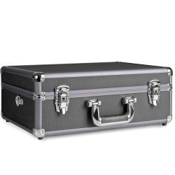 Alu Fotokoffer black/metalic Würfelschaum NEU OVP