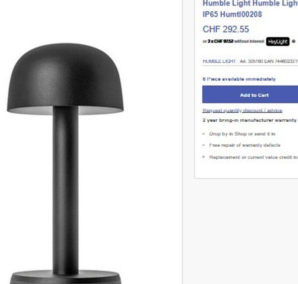 Lampade: Humble Light Lampe portable – Usato da Collonges venduto da arashee 2