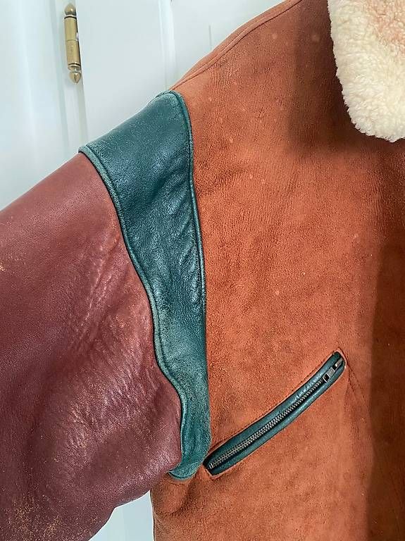Jacken: Lederjacke Wildleder / Leder mit Lammfellfutter – Gebraucht aus Zürich von Lauraflor 3