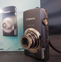 Canon IXUS 210 Digitalkamera – mit Original-Zubehör
