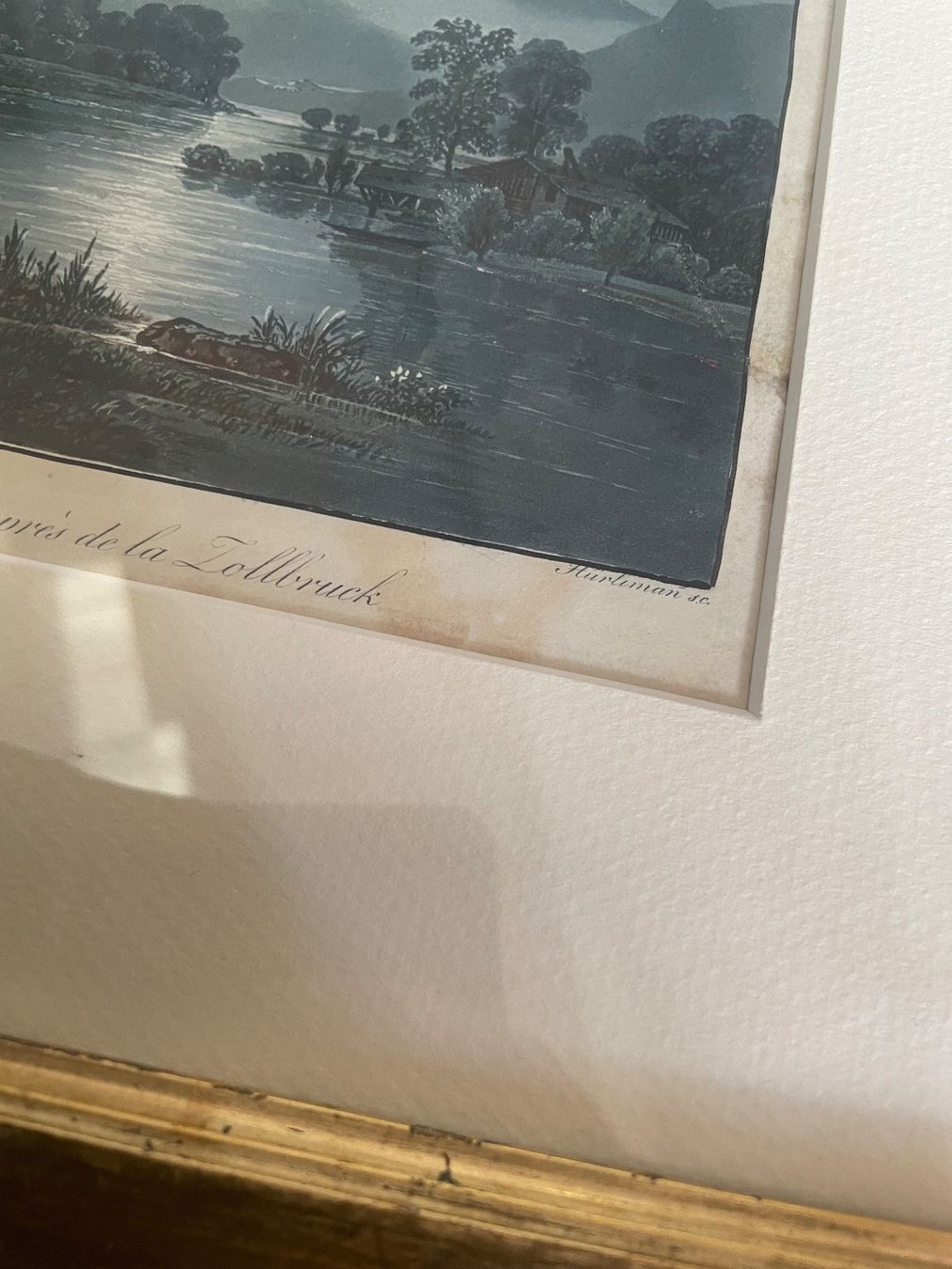 Incisioni: Gravure Ancienne Interlaken Début 1800 Birmann – Usato da Vallamand venduto da Bricbracbroc82 3