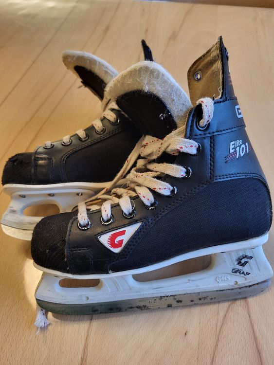 Patins à Glace Graf Super 101 - Hockey - Taille EU 44 (UK 10) - Noir - Occasion