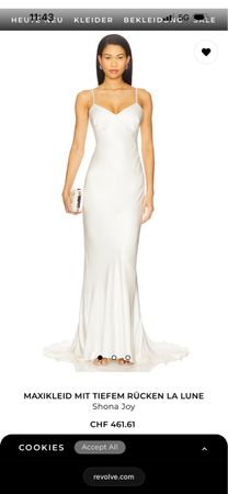 Shona Joy Maxikleid, weiss