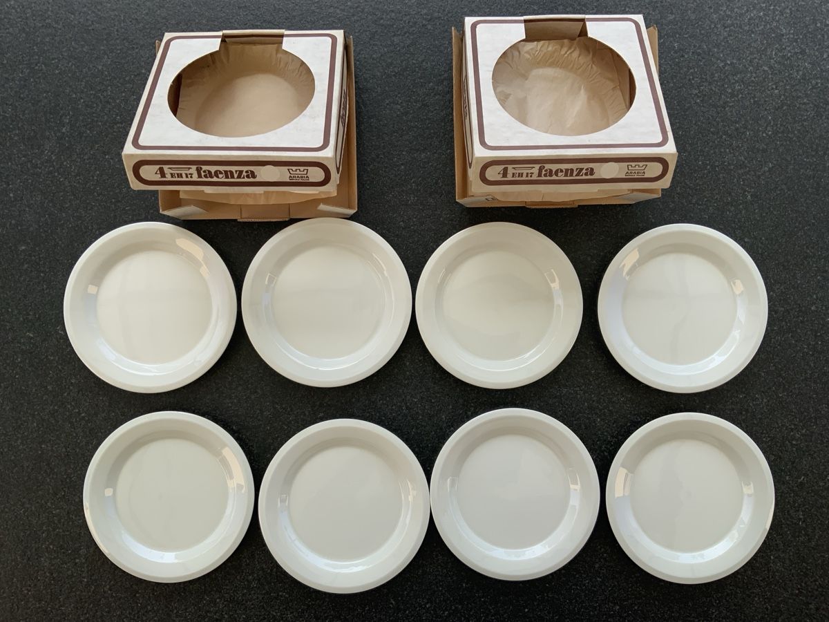 Arabia Assiettes: 8x Arabia Teller Faenza – Neuf (Voir description) à Magden par Jackevaro