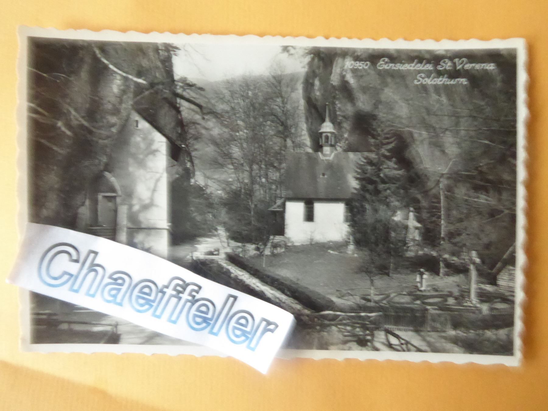 Cartoline postali: 10950 Einsiedelei St. Verena, Solothurn – Nuovo (secondo la descrizione) da Zürich venduto da Chaeffeler