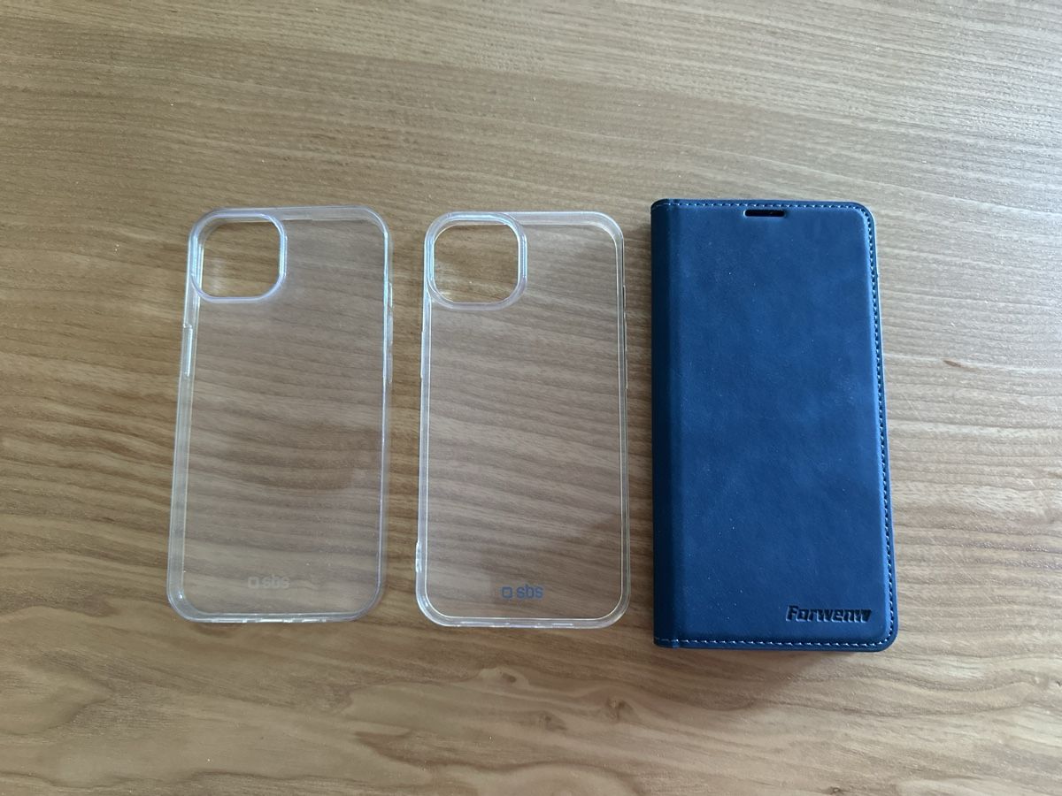 Altri accessori: iPhone 14Hülle Set: 2x Transparent, 1x Blau – Nuovo (secondo la descrizione) da Münsingen venduto da koma77