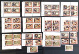 1972 Vatikan Int.Jahr des Buches 4er Satz ** und ET +Satz**