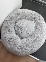 Hundebett AniOne rund grau Plüsch rutschfest