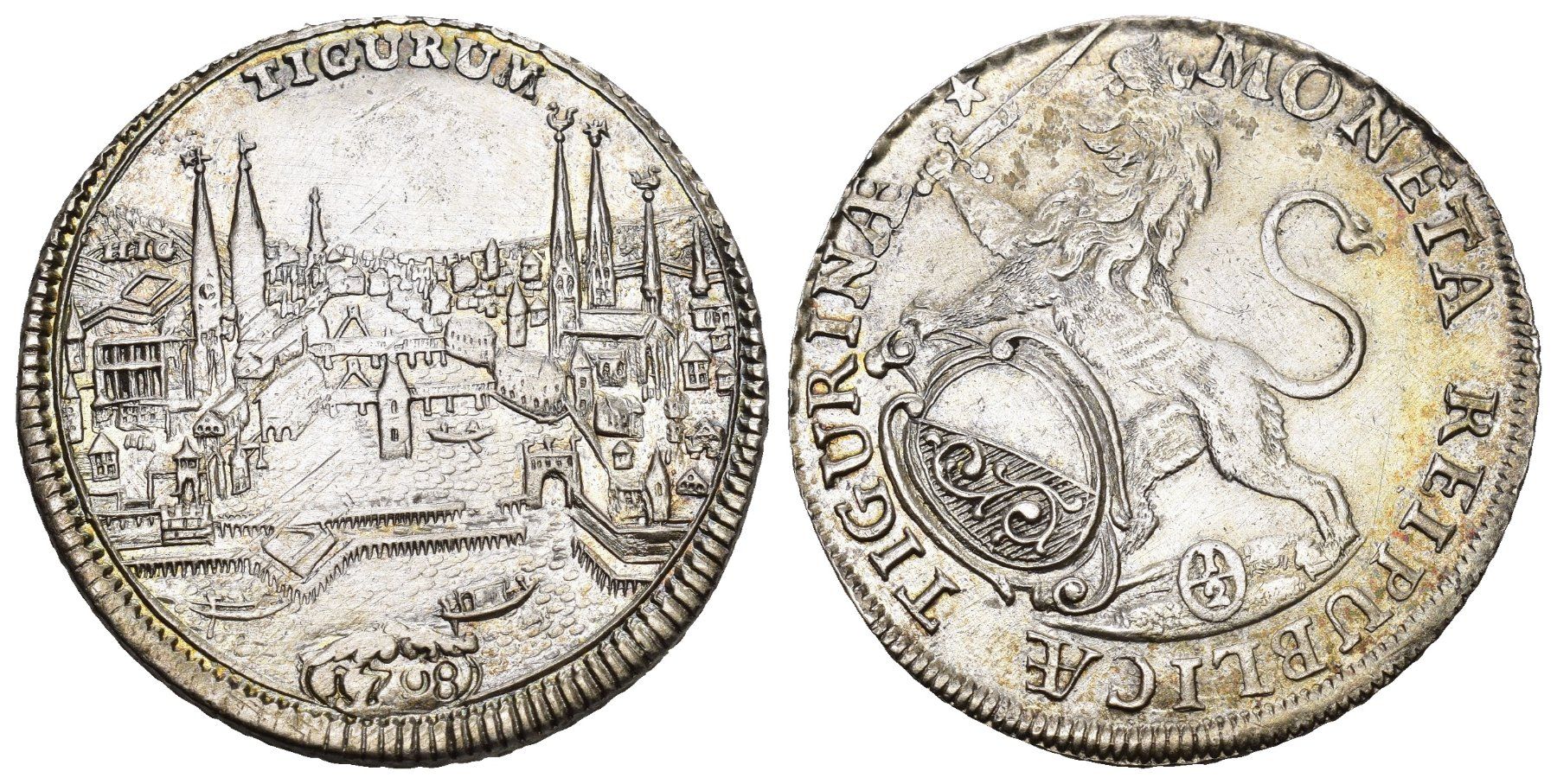 : Schweiz Zürich 1768 – Usato da Bern venduto da numismatictops