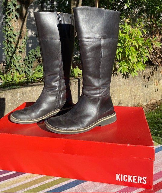 Kickers Scarpe da donna: Bottes cuir noir KICKERS – Usato da Cossonay-Ville venduto da mar_l2sz 1