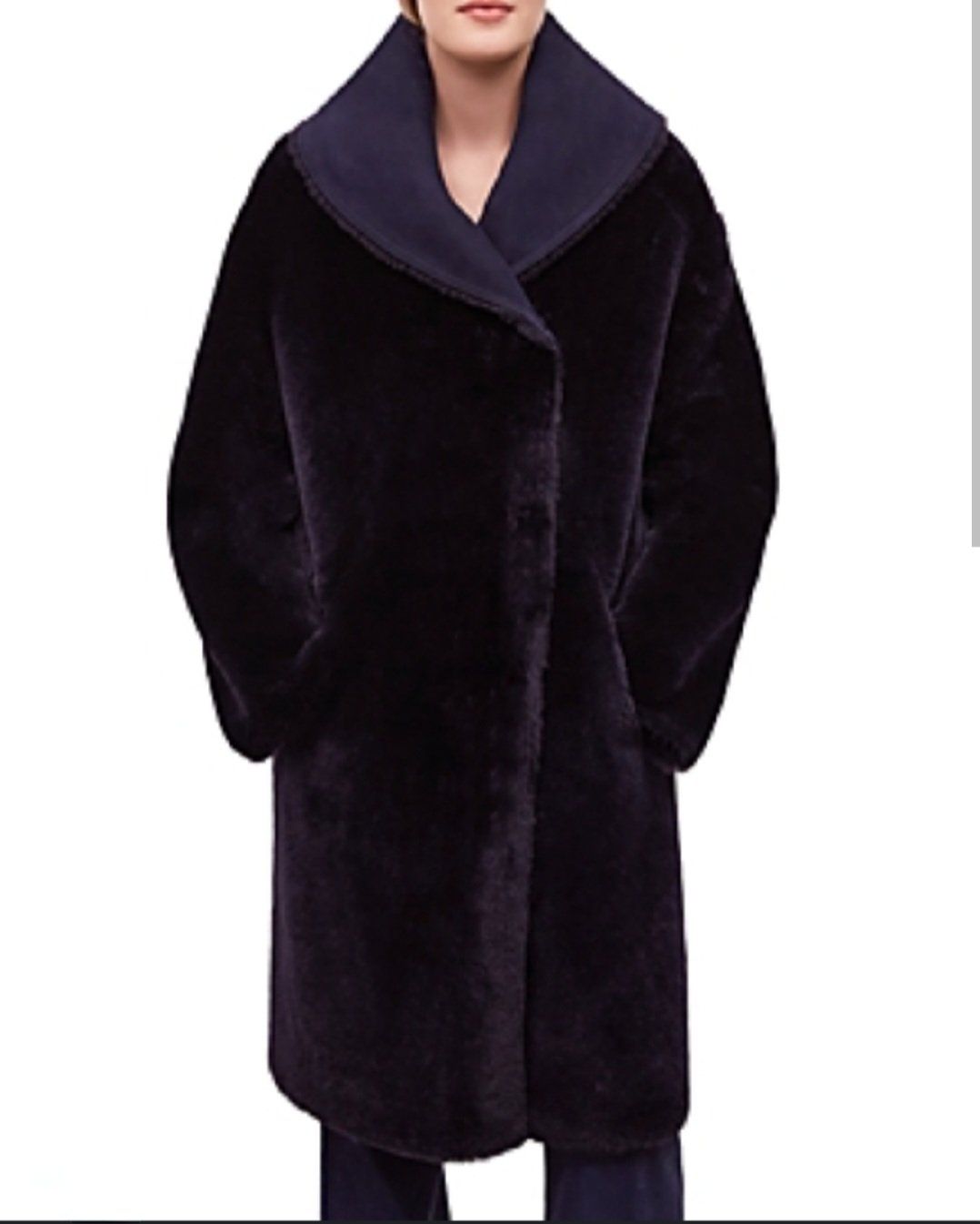 Gérard Darel Cappotti: Gerard Darel Lammfell Wendemantel / Reversible Sherling Coat – Nuovo e nell'imballaggio originale da Zürich venduto da Nala2811