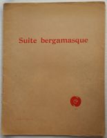 Musiknoten: Claude Debussy - Suite bergamasque, 1932