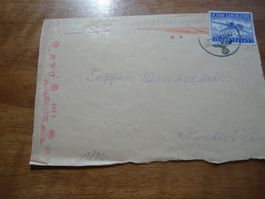 Dt Reich, Luft-Feldpost 1944, nach Winterthur, Zensur-o