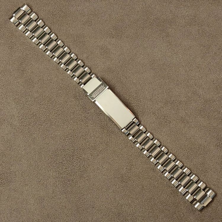 Bracelet De Montre Acier Argenté Mat Et Brillant - 14 Mm, Qualité +++, Unisexe