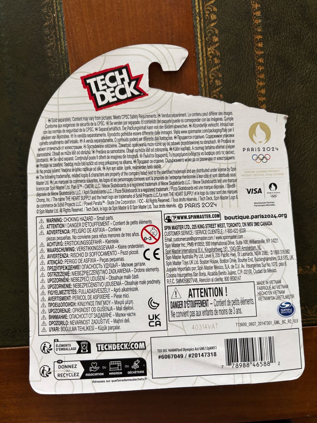 Giocattoli: Tech Deck Skateboard Paris Olympics 2024 Phoenix Hoefler NEU – Nuovo e nell'imballaggio originale da THERWIL venduto da Fcbbasel 1