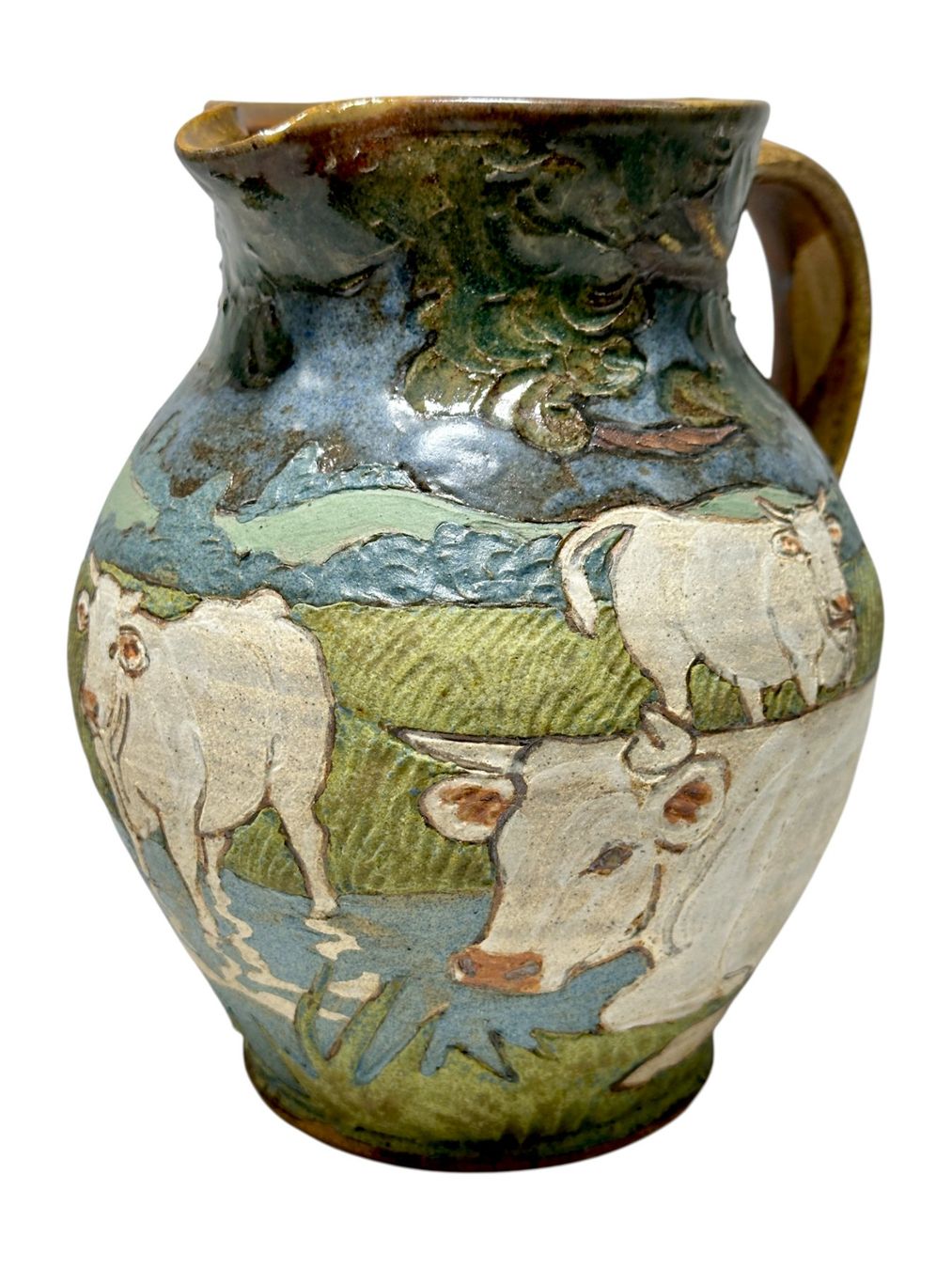 Caraffe: Pichet en grés Chloë Walters pour Poterie de Poisson – Usato da Morges venduto da vintix 3