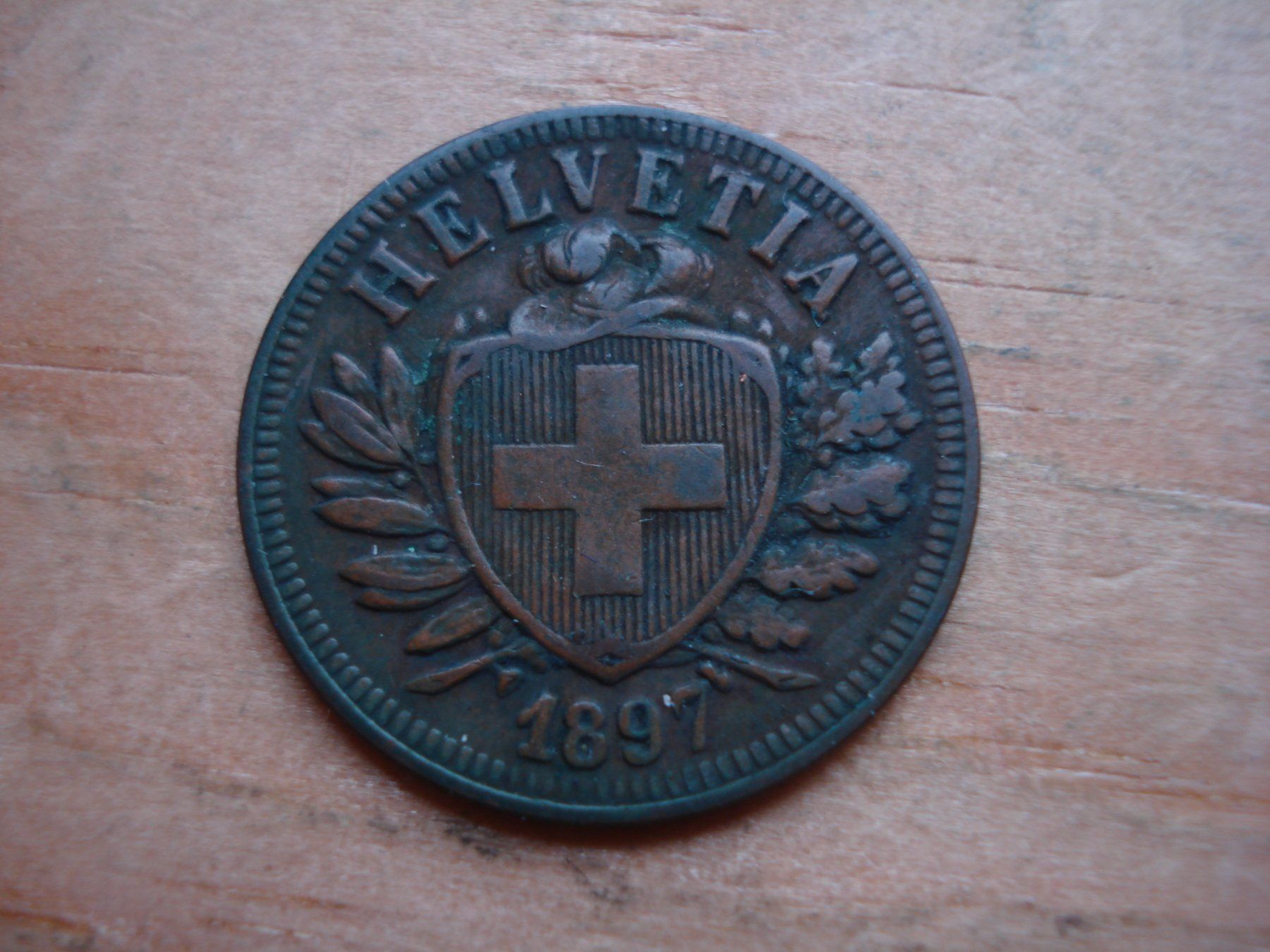 Tutti le monete: (W5) 2 Rappen 1897 – Usato da Erlach venduto da Net-Coins