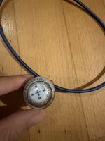 Vintage Louis Vuitton Halskette Kompass dunkelblau 2000