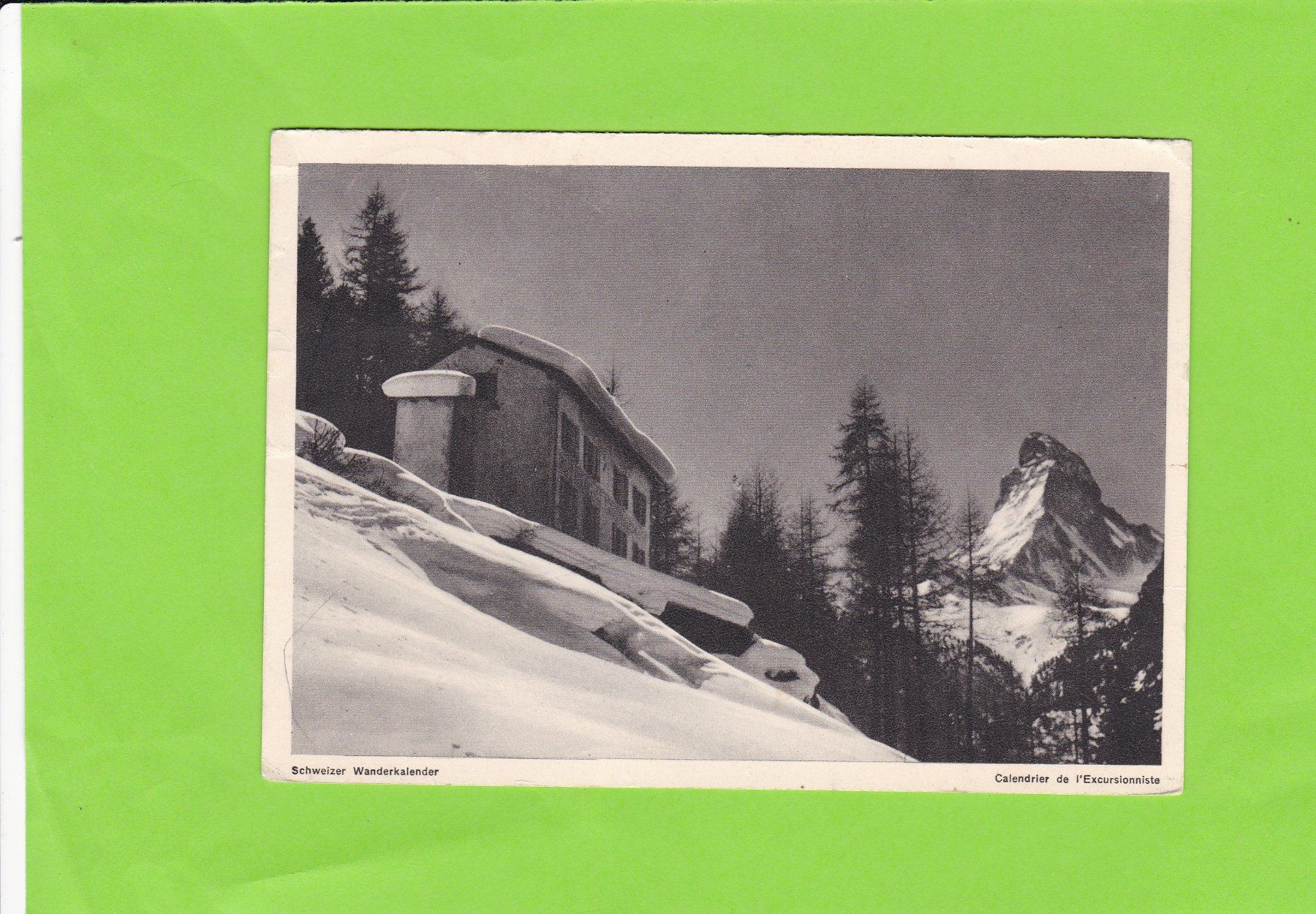 Cartes postales: Schweizer Wanderkalender: Zermatt – D'occasion à St. Peterzell par neckertal