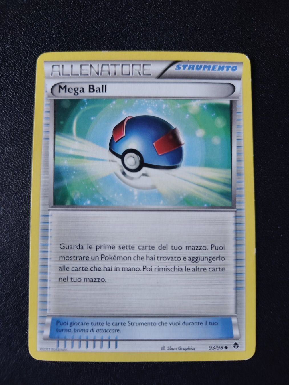 Pokémon Carte collezionabili: Mega Ball 93/98 Trainer Pokémon Emerging Powers 2011 IT ab 1 – Usato da Mezzovico venduto da finsteraar