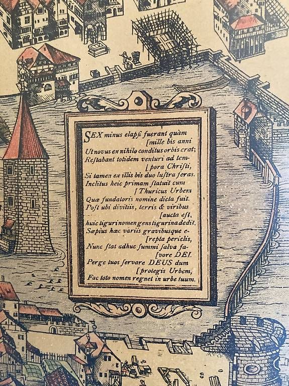 Cartine & Atlanti: Murerplan der Stadt Zürich – Usato da Liesberg Dorf venduto da Country1 4