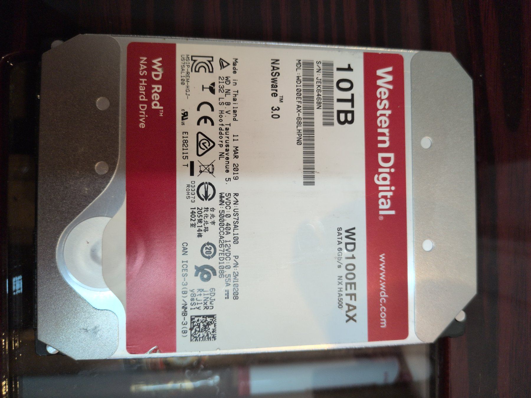 Western Digital Dischi rigidi: WD Red 10TB – Usato da Adliswil venduto da lul_5h6f