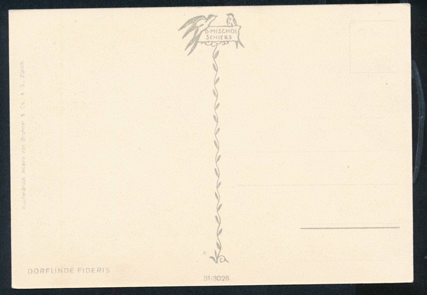 Cartoline postali: AK: Dorflinde Fideris – Usato da Bonau venduto da Profila3 1