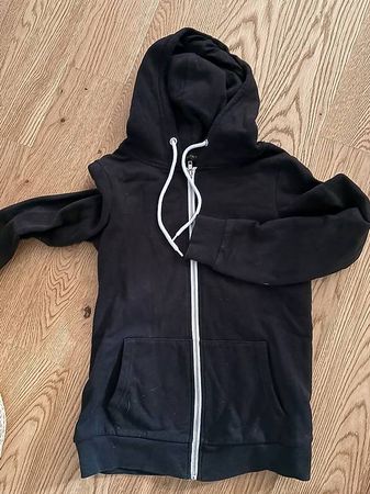 Schwangerschaft Hoodie schwarz XS