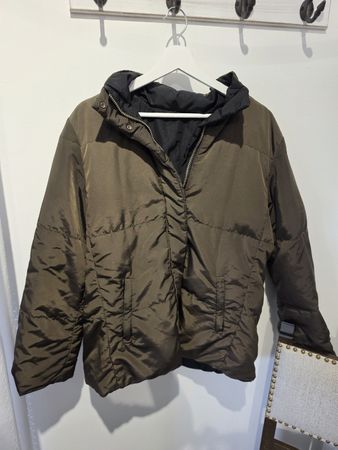 Weekend MaxMara Steppjacke braun mit Kapuze Grösse M