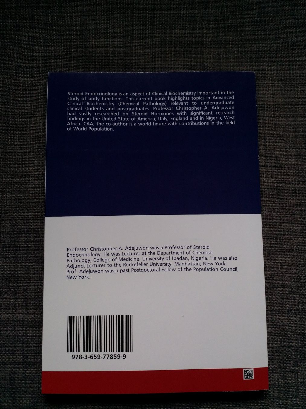 Libri: Steroid Endocrinology (Christopher Adejuwon) – Usato da Basel venduto da sim_qd8z 1