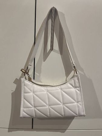 weisse Handtasche