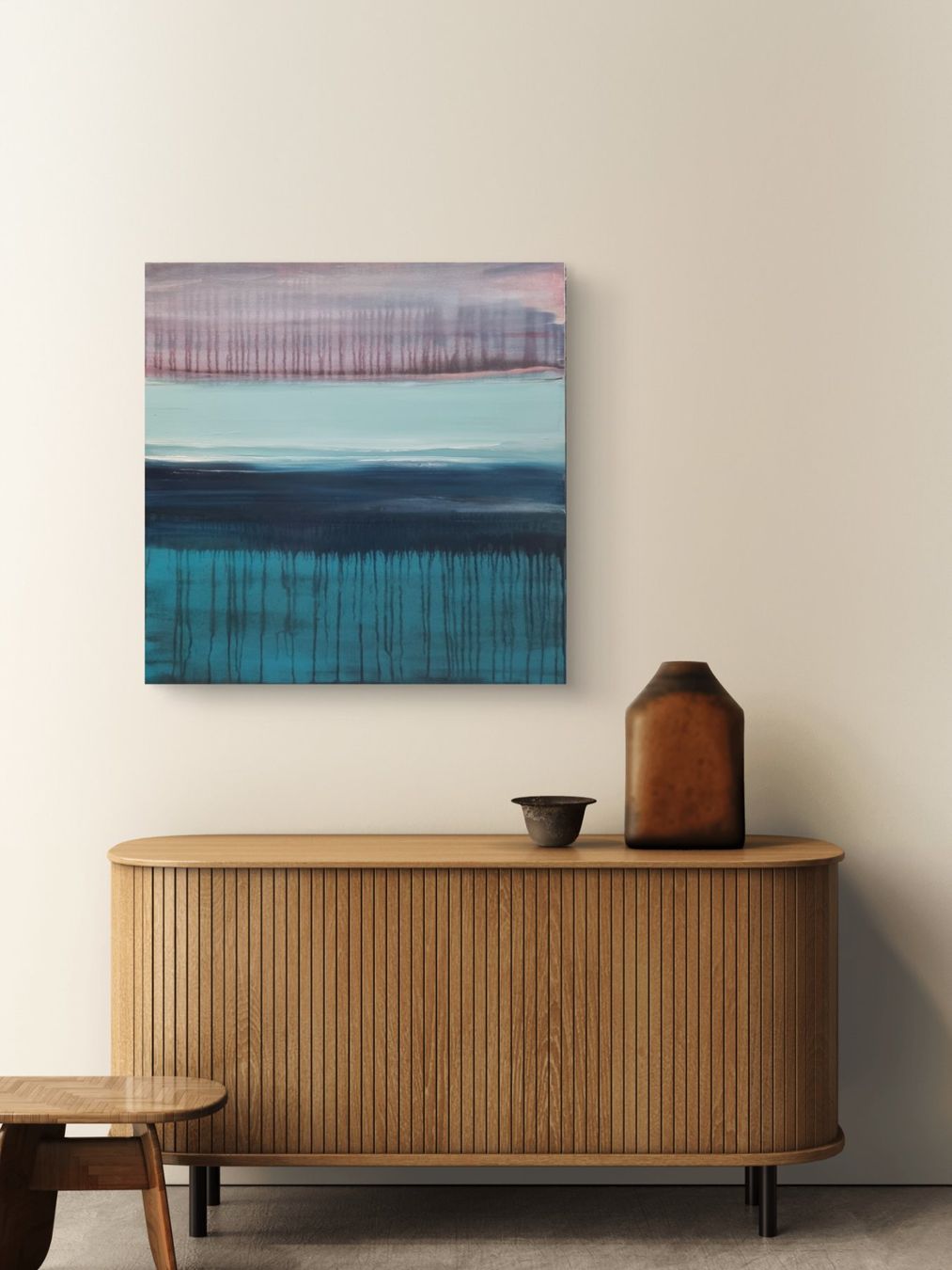 Tableaux: Originales abstraktes Bild 80x80x3cm – Neuf (Voir description) à Urdorf par Contra8 1