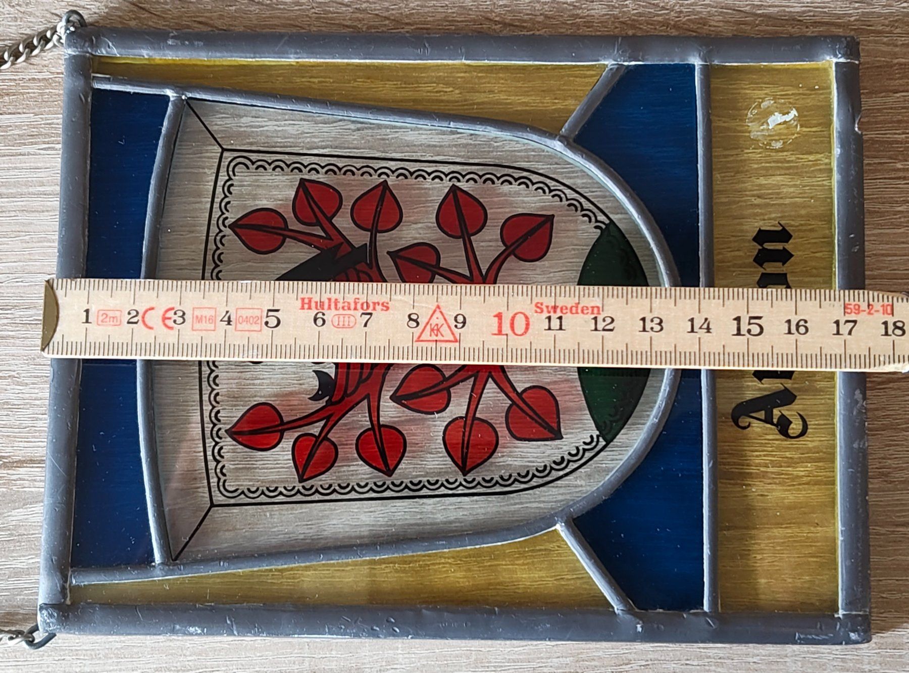 Autres antiquités ou arts: Wappenscheibe Arbon, Glasbild mit Metallrahmen – D'occasion à St. Gallen par Ricardo_Deals 8