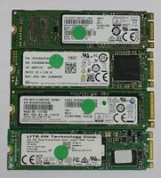 4Stk 128GB SSD - 1x MVME, 3x M.2