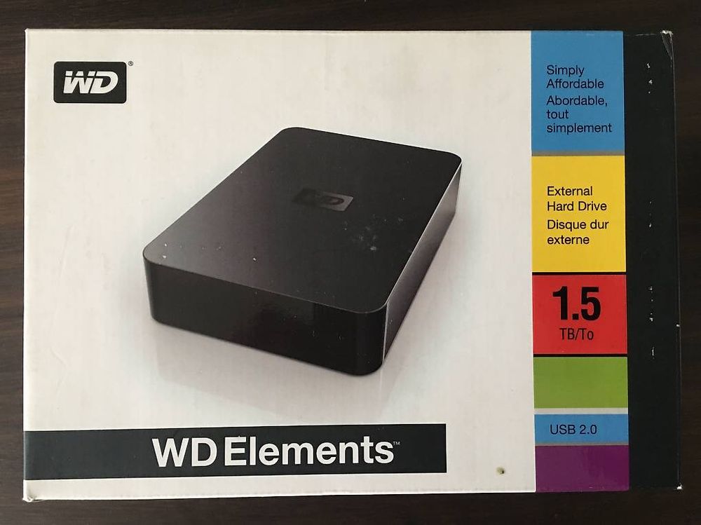 WE Elemente 1.5TB external drive (Gebraucht) in Horgen für CHF 25 – nur ...