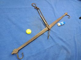 1 schöne antike Hänge Waage, 51cm (LOT1754XL#AWZ9)