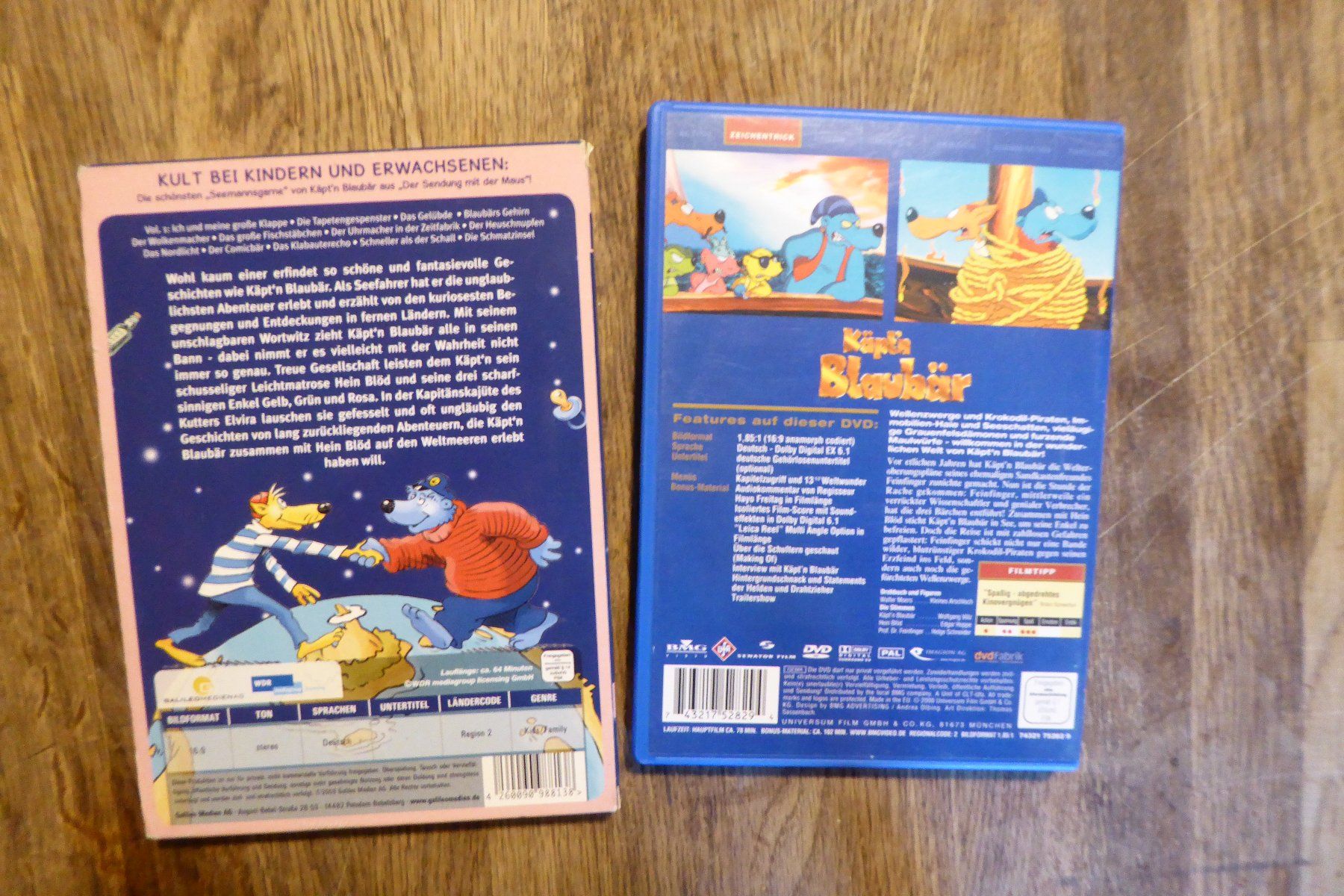 Alle DVDs: 2xDVD Käptn Blaubär – Gebraucht aus Allschwil von Summelsarium 1