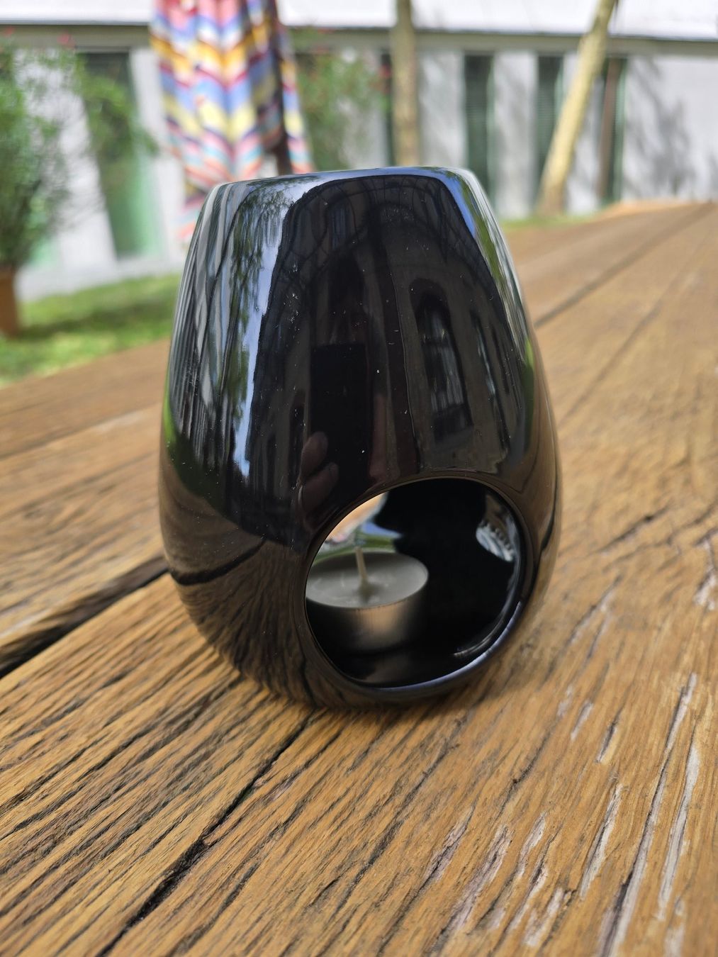 Diffusori di oli essenziali: Keramik: schwarze Duftlampe, Aromalicht – Nuovo e nell'imballaggio originale da Romanshorn venduto da Rachacha 4