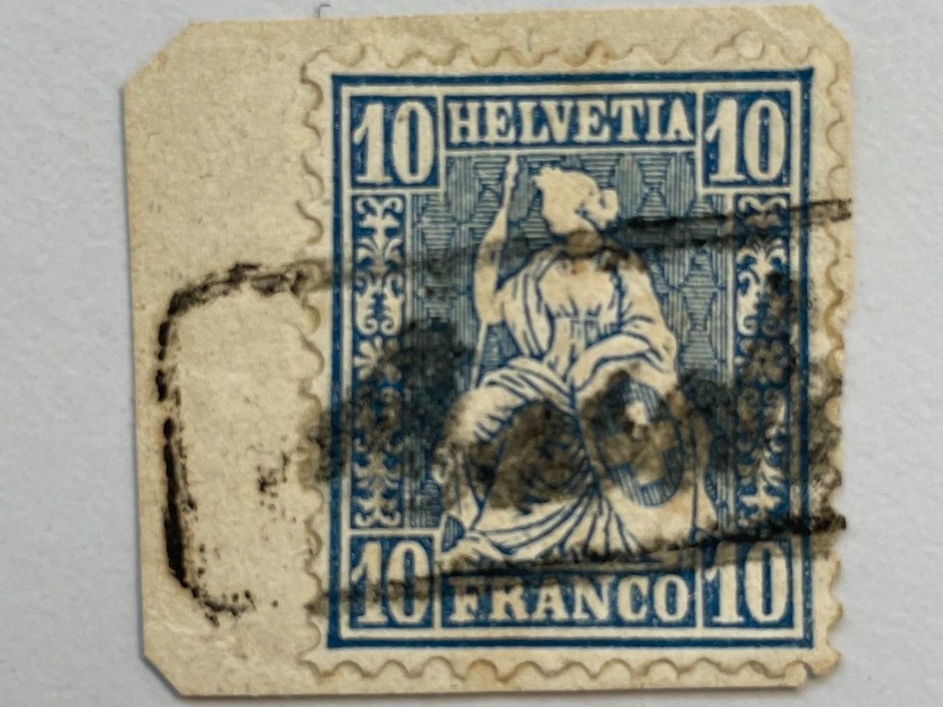 Tutti i francobolli: Sitzende Helvetia 10Rp – Usato da Küssnacht am Rigi venduto da POSTOMASTER