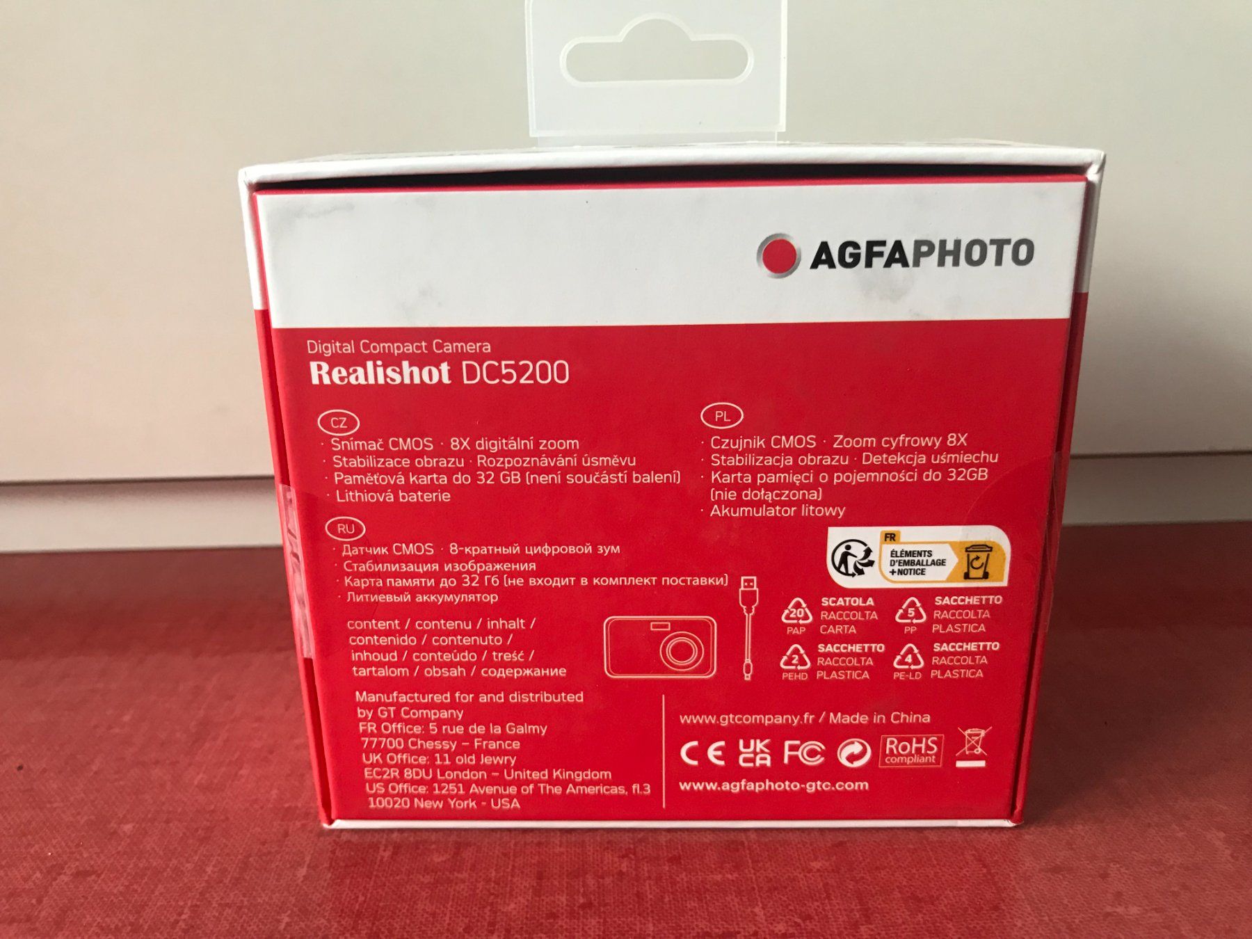 Agfa Kamera: AGFA Photo/Digital Compact Camera/Realishot DC5200 21MP – Neu und originalverpackt aus Kilchberg ZH von Glueckstreffer 1