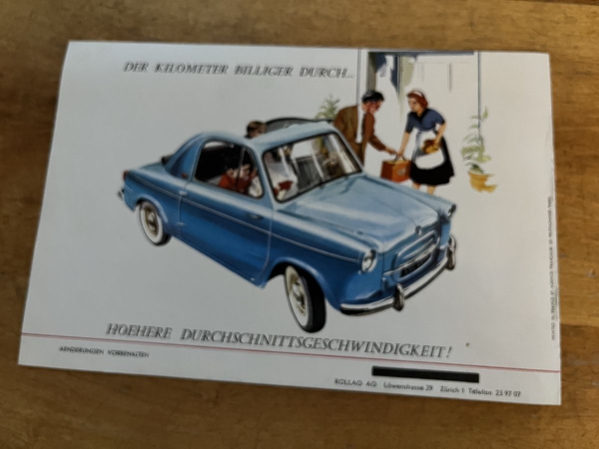 Piaggio Documents: Vespa Piaggio 400 Prospekt – Neuf (Voir description) à Thun par Cpia 7
