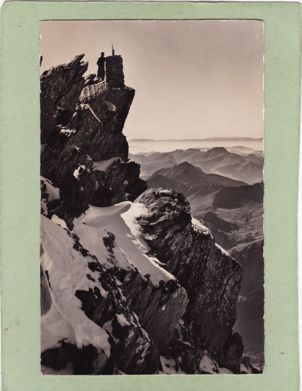 Ansichtskarten: La Haute Cime  Dents du Midi 1959 – Gebraucht aus Herisau von Lisegrat2008