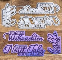 Stanzschablone Nr.1058, Weihnachten, Texte