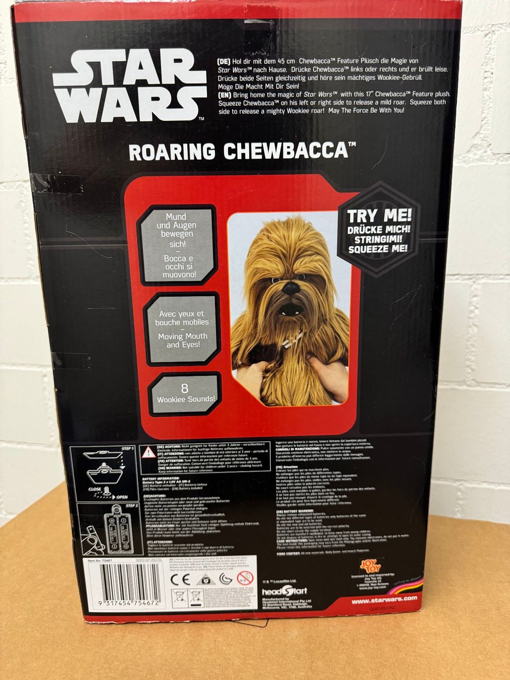 Star Wars Giocattoli: Star Wars - Roaring Chewbacca – Nuovo e nell'imballaggio originale da Urdorf venduto da cybernoid72 1