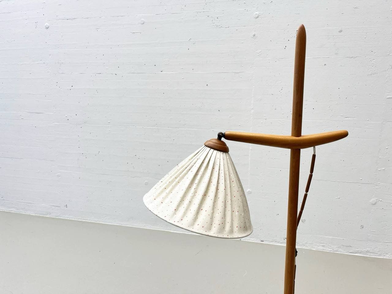 Temde Leuchten Lampade: Lampada da terra Temde in faggio, anni '60 – Usato da Locarno venduto da MoeGe_Locarno 6
